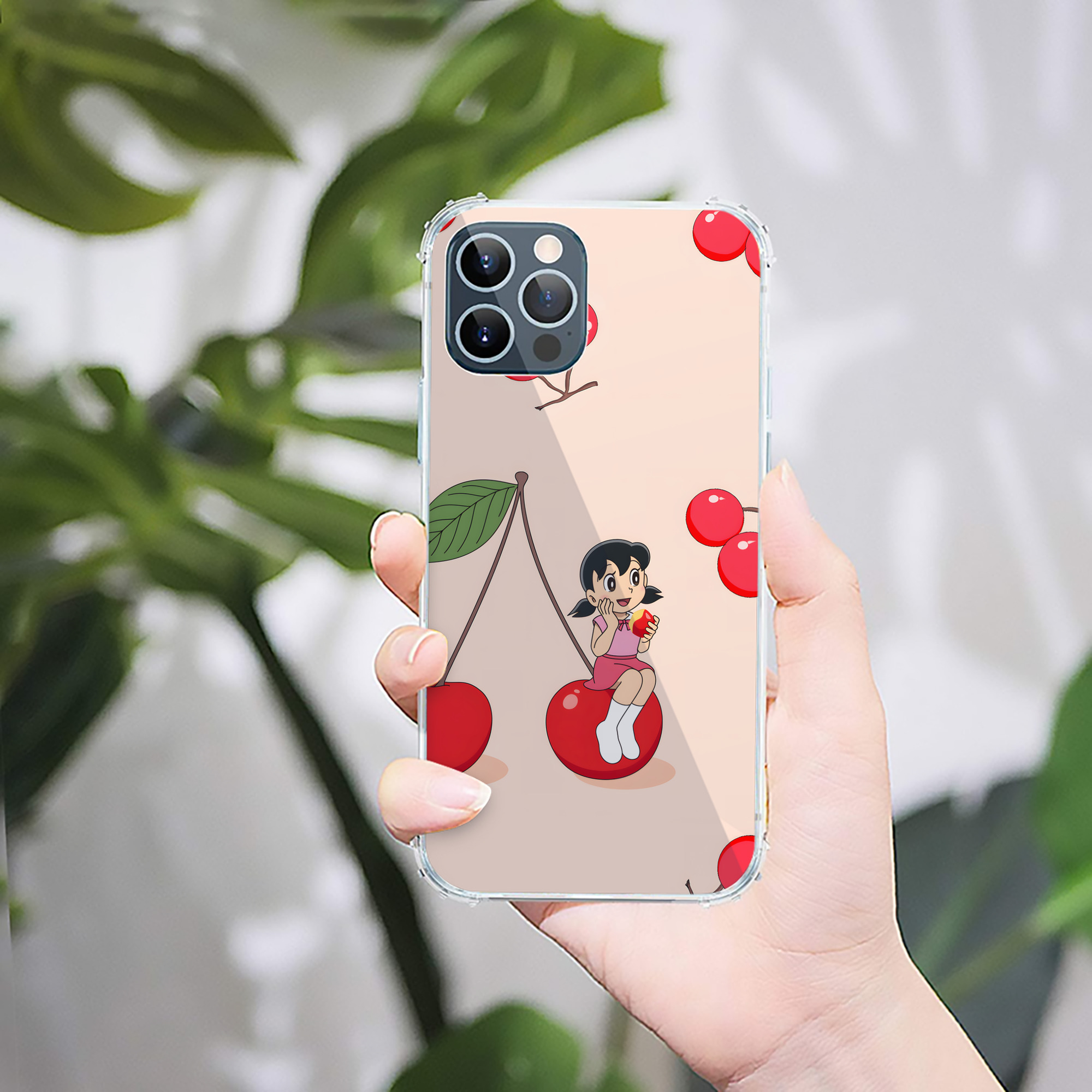 （画像用） ドラえもん Doraemon 【iPhone 12シリーズ対応】透明スマホケース（クリアソフトケース）